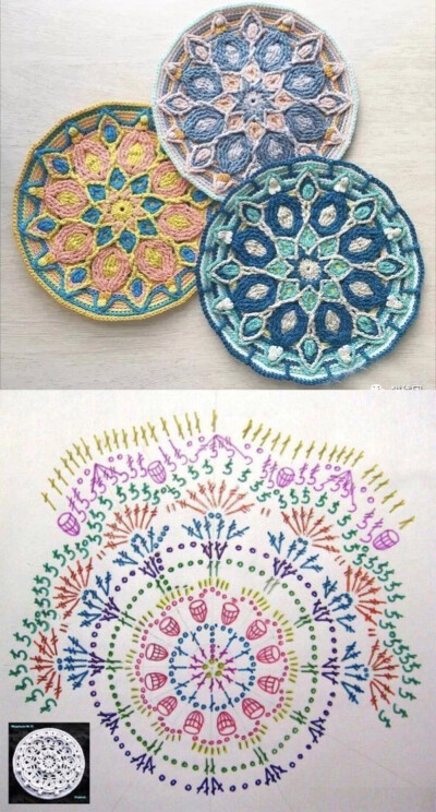 羙月  发布到  钩针 图片评论 0条  收集   点赞  评论  曼陀罗钩针