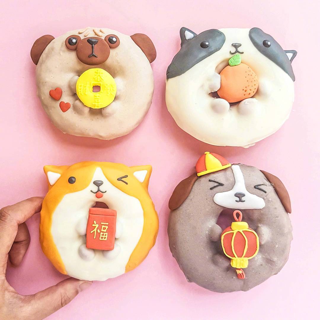 卡通梦幻甜甜圈 ins:vickiee_yo