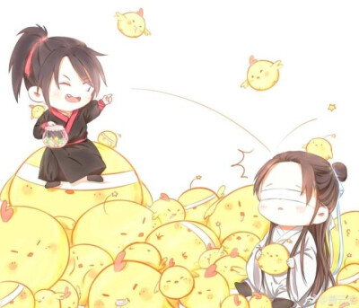 魔道祖师#忘羡组合#q版#可爱