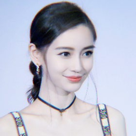 杨颖(angelababy/爱豆头像/拿图扣1/自截滤/感谢收藏 by诗洛落 小落
