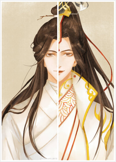 天官赐福谢怜手绘