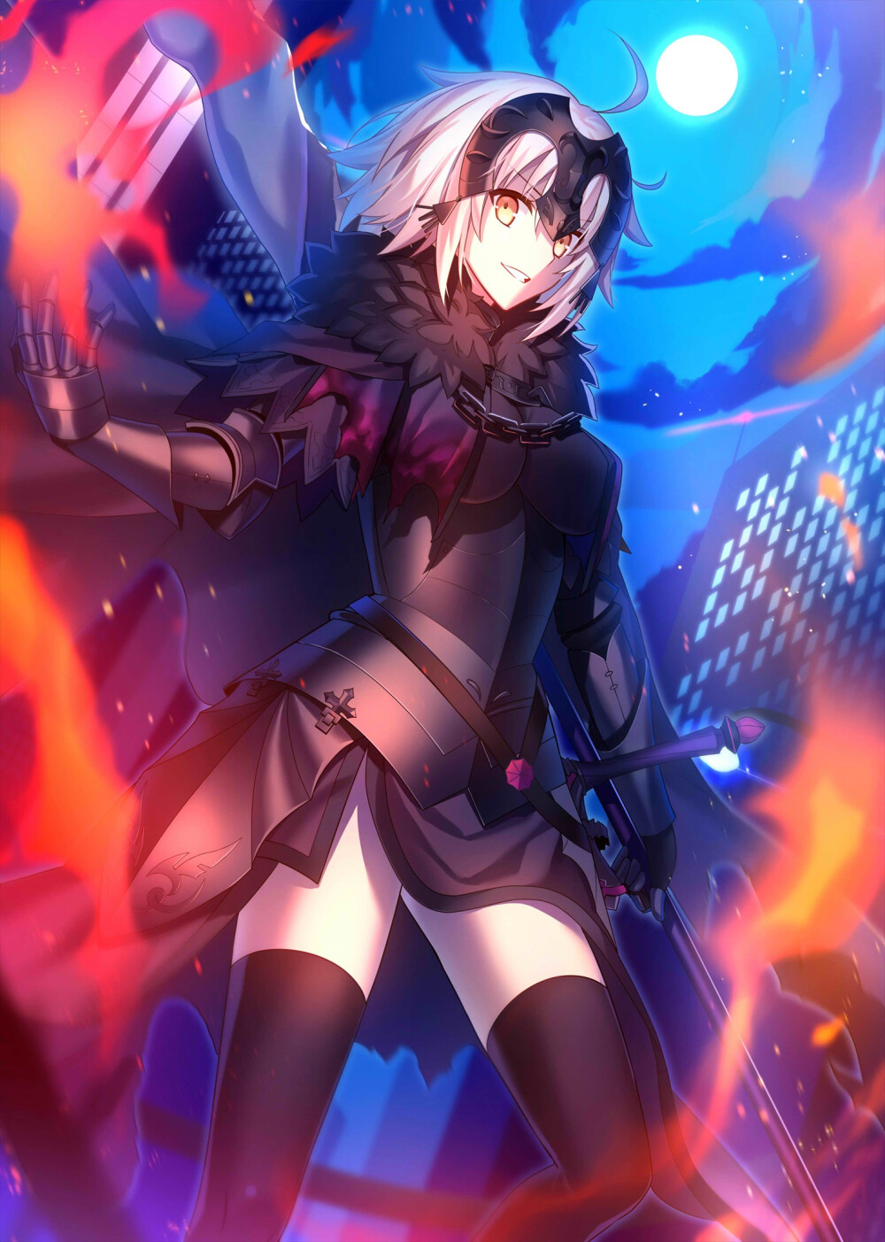 fate/grand order 黑贞德 绘师:冬ゆき(p id=12739740) 本作品id=