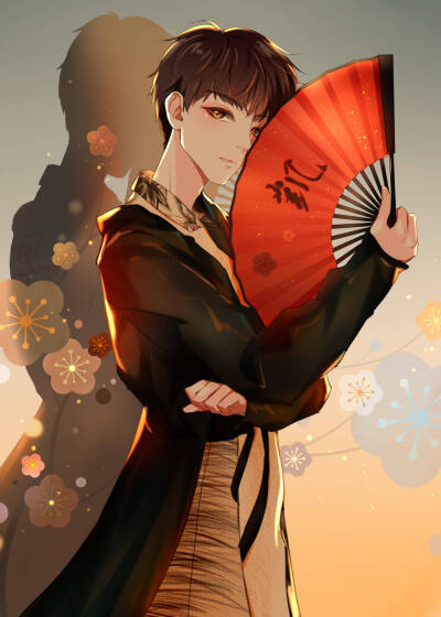 手绘王俊凯 古风