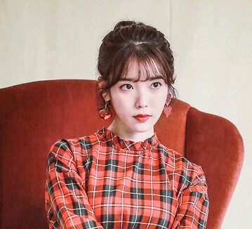 iu 李智恩 刘海 韩系空气刘海 可爱 少女 减龄