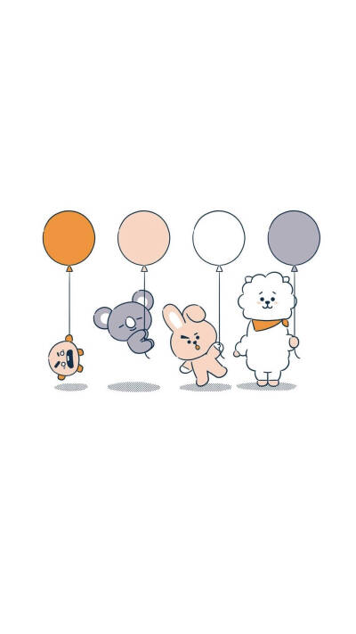 wallpaper bt21壁纸