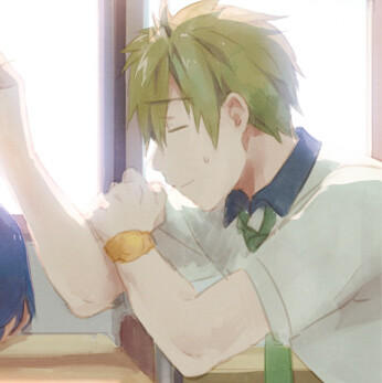 自截自调##二次元##二次元情侣头像##真遥真情头##free!