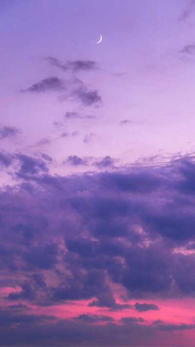 紫色壁纸少女风景图片