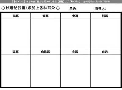 画手挑战表格污图片