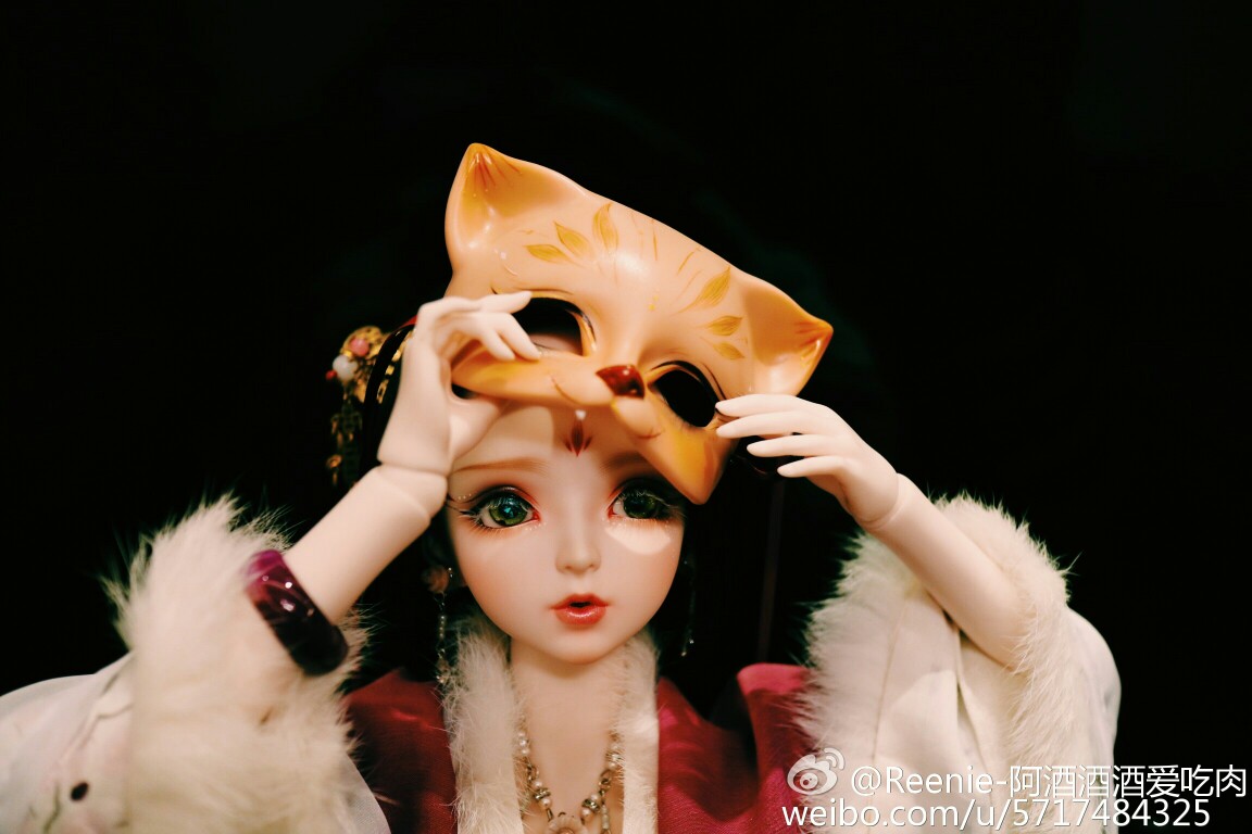 古风美人 sd娃娃 bjd 玩具 人偶 壁纸 萌物