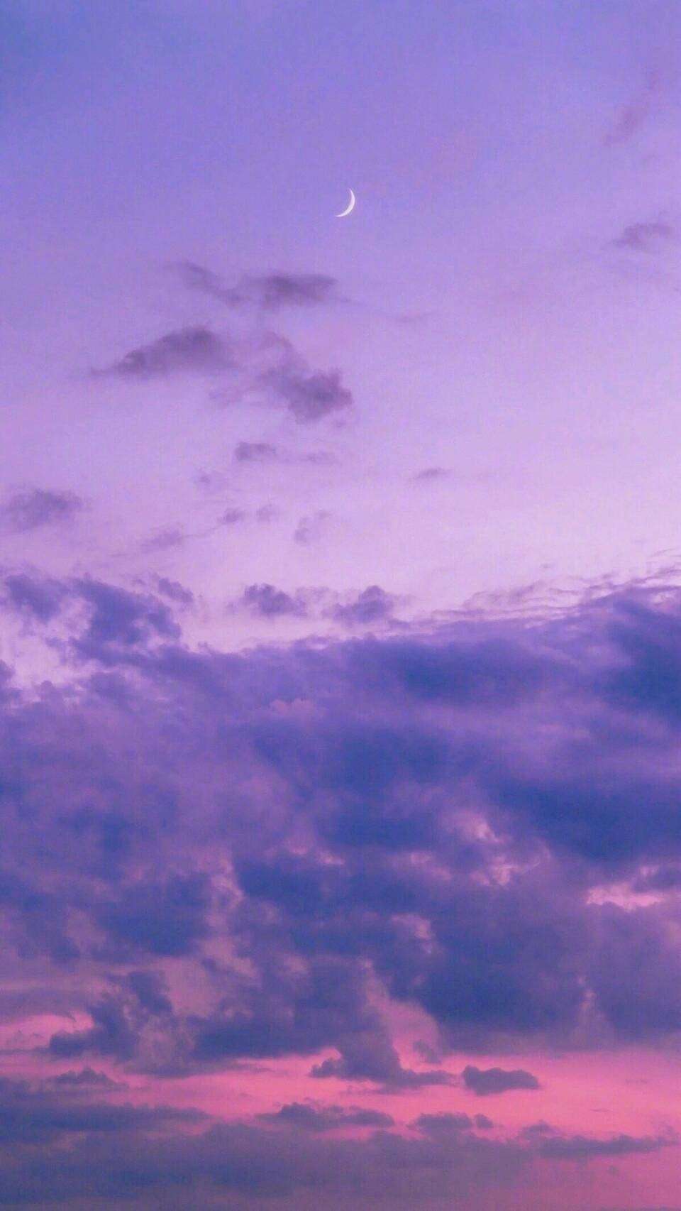 紫色星空