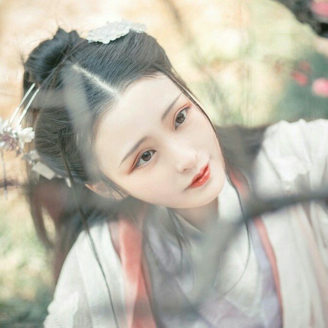 真人古风女头.