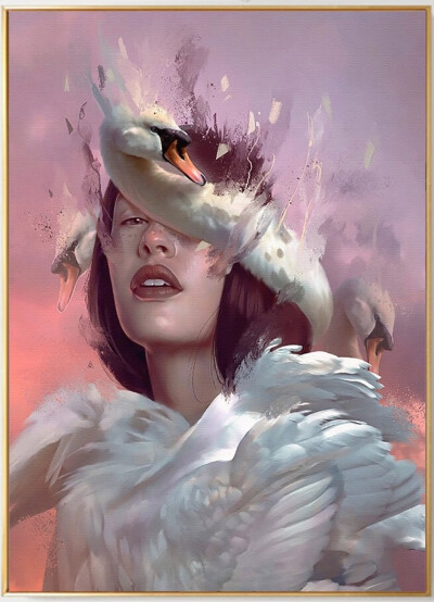 油画装饰画人物