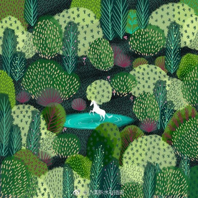 ins北欧风手绘插画