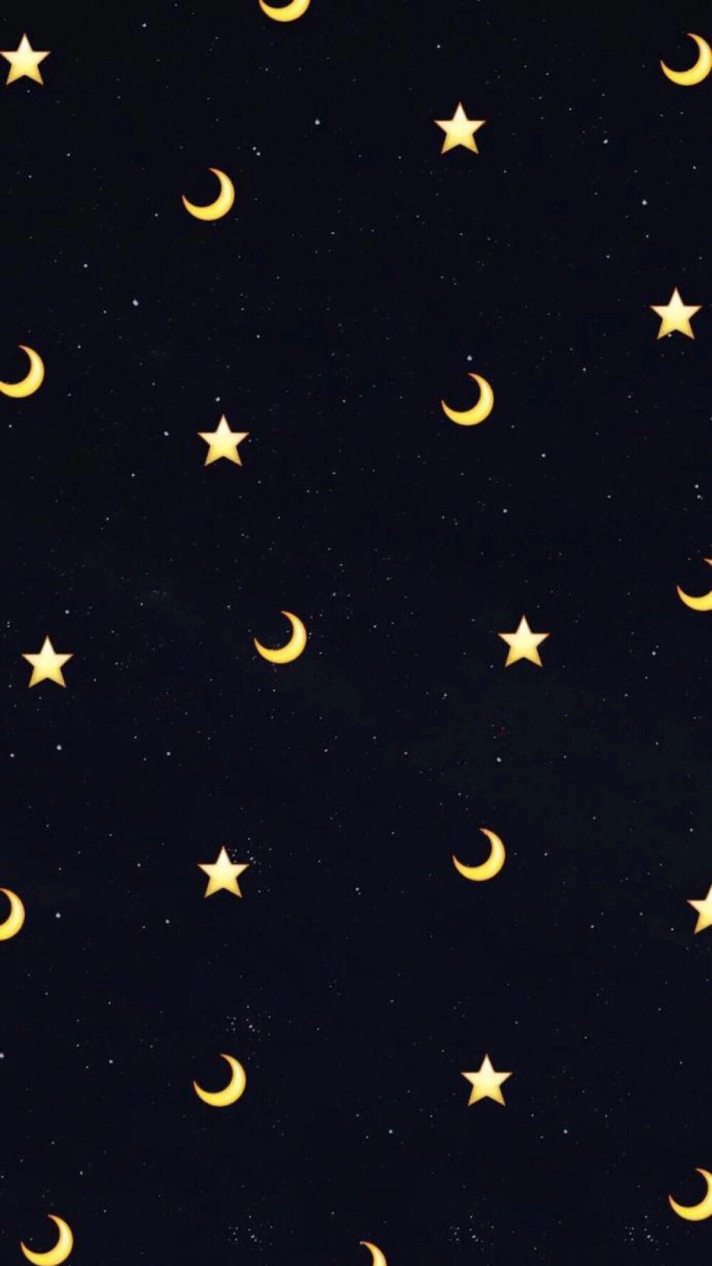 黑色闪闪星星月亮