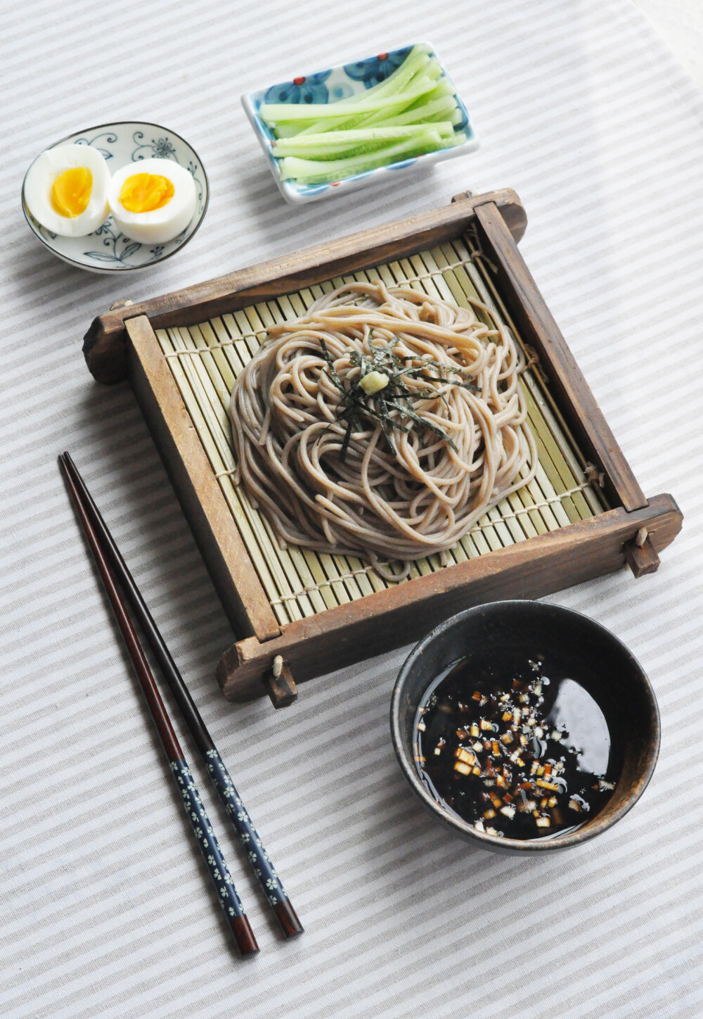 日式荞麦面.