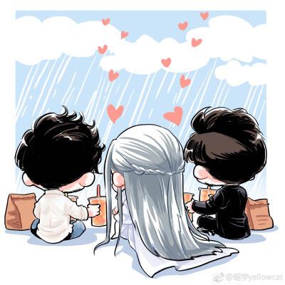 朱一龙白宇q版情头