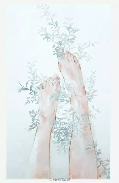 古风#套图#系列#脚控#花卉
