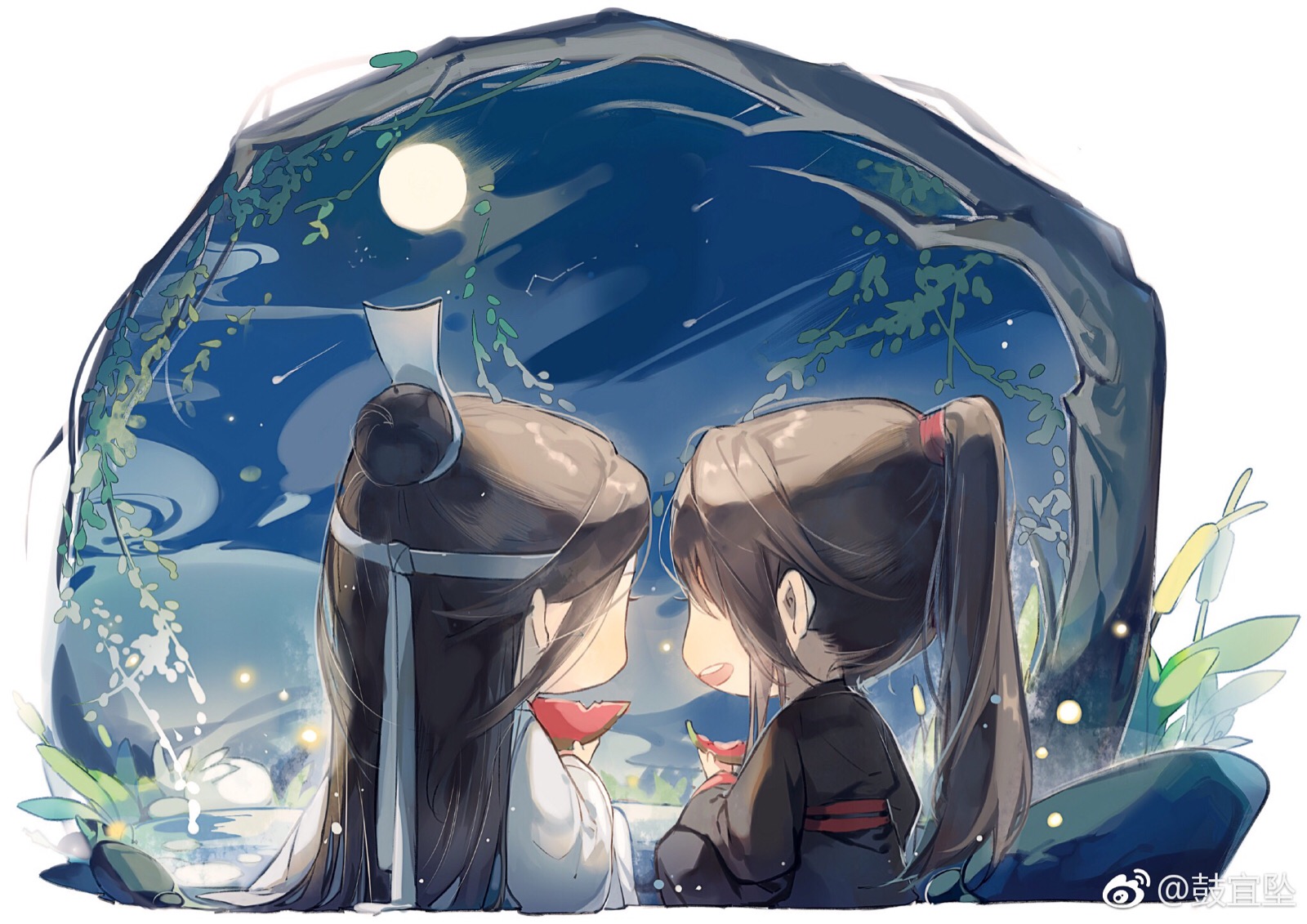 魔道祖师q版壁纸可爱图片