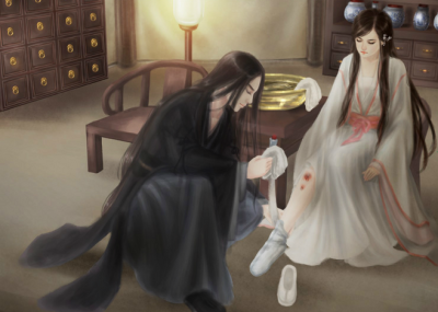 感君缠绵意,系在红罗襦.妾家高楼连苑起,良人执戟明光里.