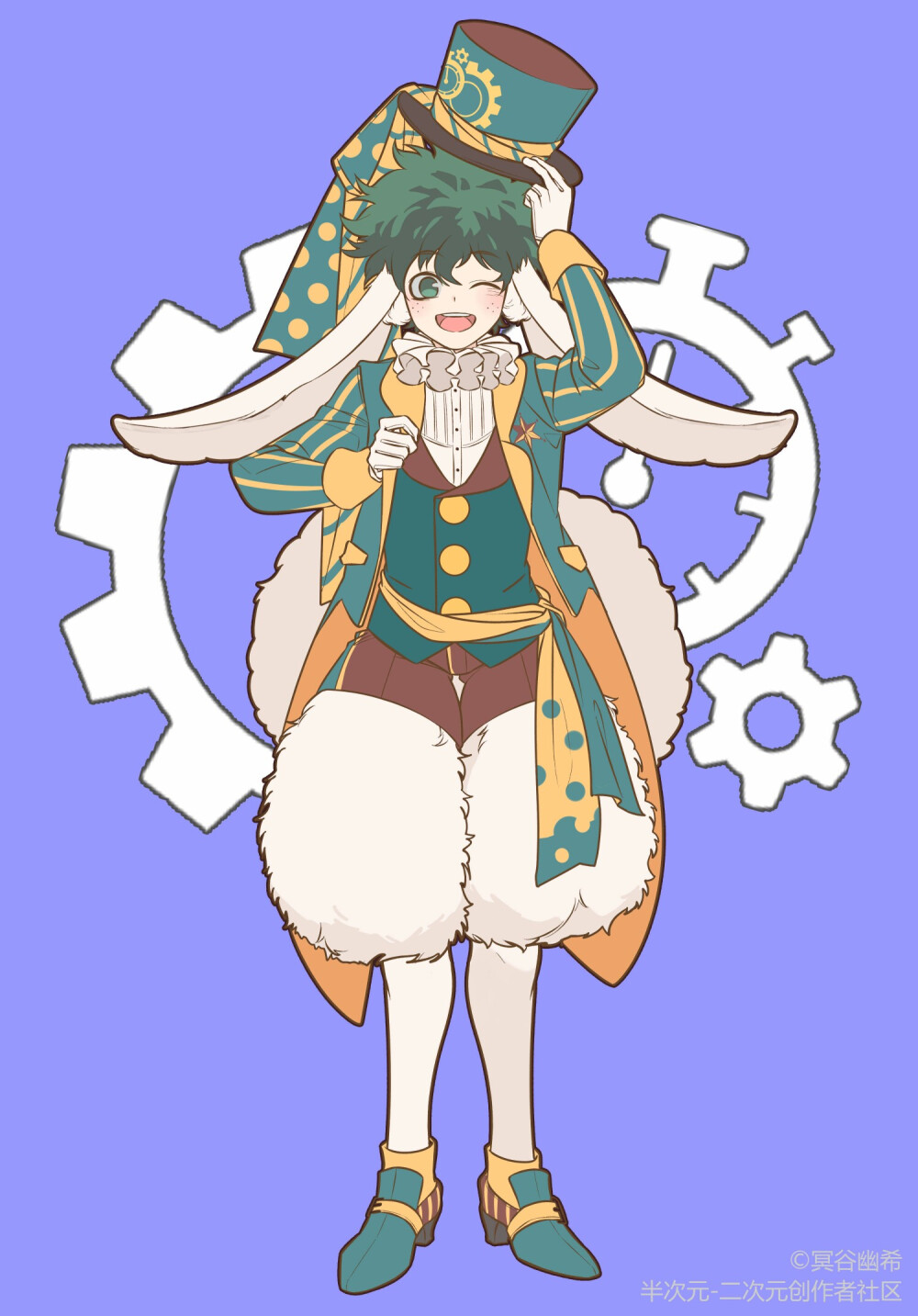 【我的英雄学院 绿谷出久】三月兔deku 爱丽丝梦游仙境pa