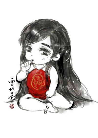 古风男孩画师