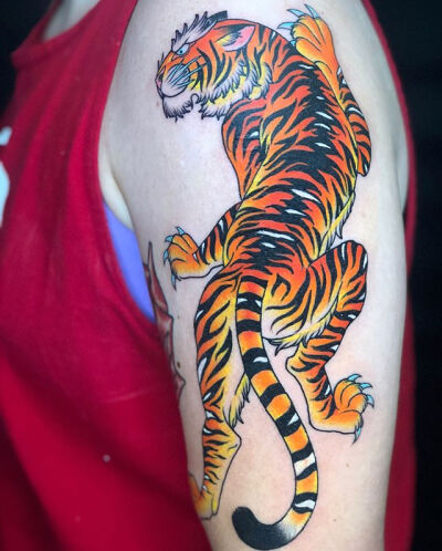 纹身图案大全-老虎tiger