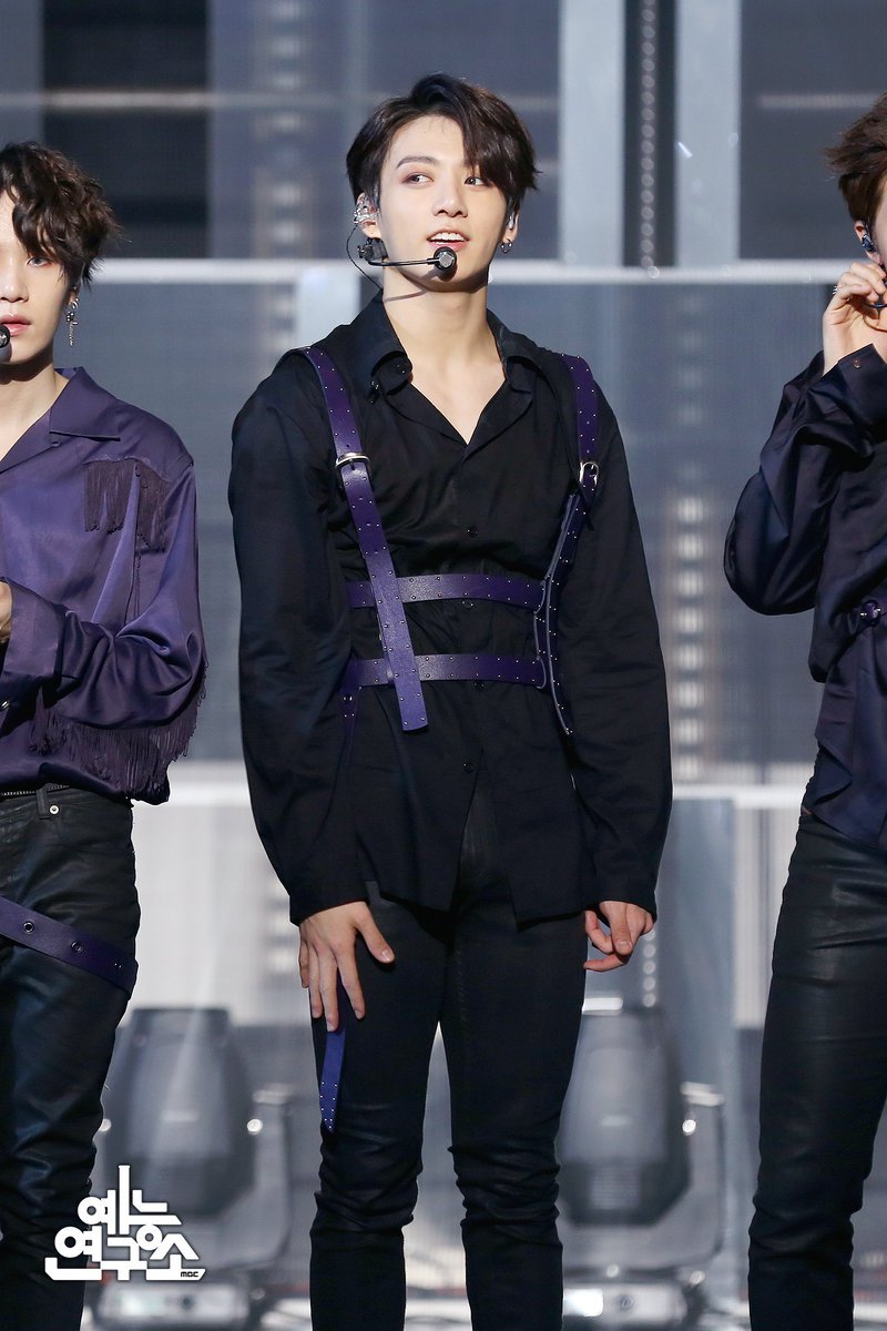 jungkook 田柾国 bts 防弹少年团 mbc音乐中心舞台照