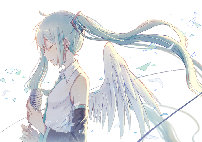 动漫图:(双马尾#初音)*