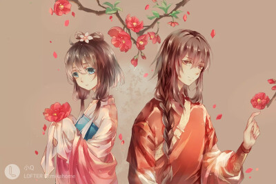 图源网络 侵删致歉【v家】南北组 乐正绫 洛天依 lofter画师:小q