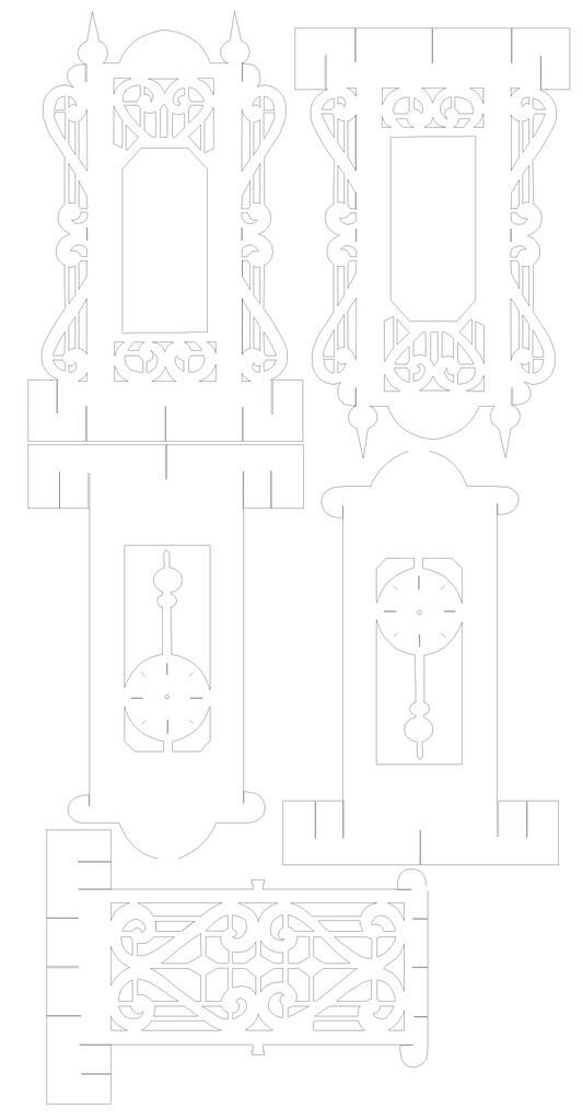 纸雕作品简单展开图图片