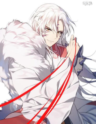 画师笔下的《犬夜叉》:二狗子很好看,杀生丸和奈落也太帅了吧