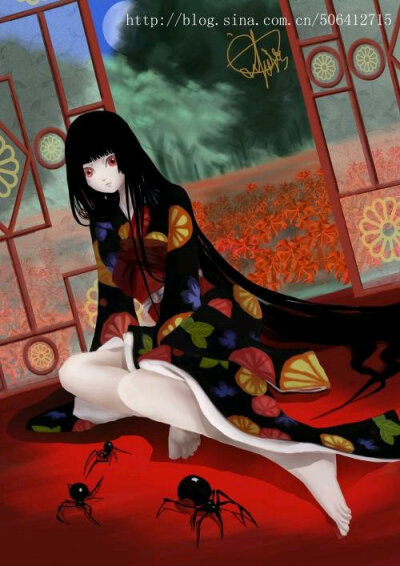 贴吧里找来的emm看样子像是地狱少女?不知道