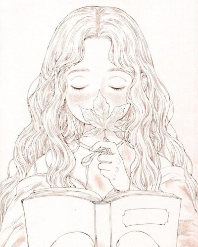 森林女孩插画大全