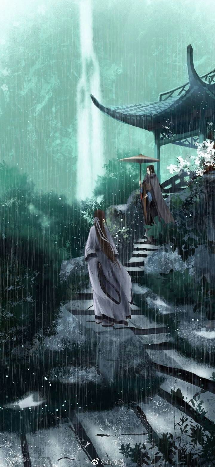 你从未离去,也从未改变__古风手绘/古风插画/古风手绘风景/古风壁纸