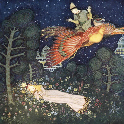 法国画家埃德蒙·杜拉克(edmund dulac)插图绘画作品 | artpassions.