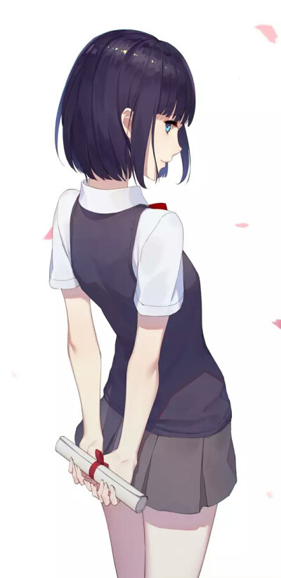 二次元中分女