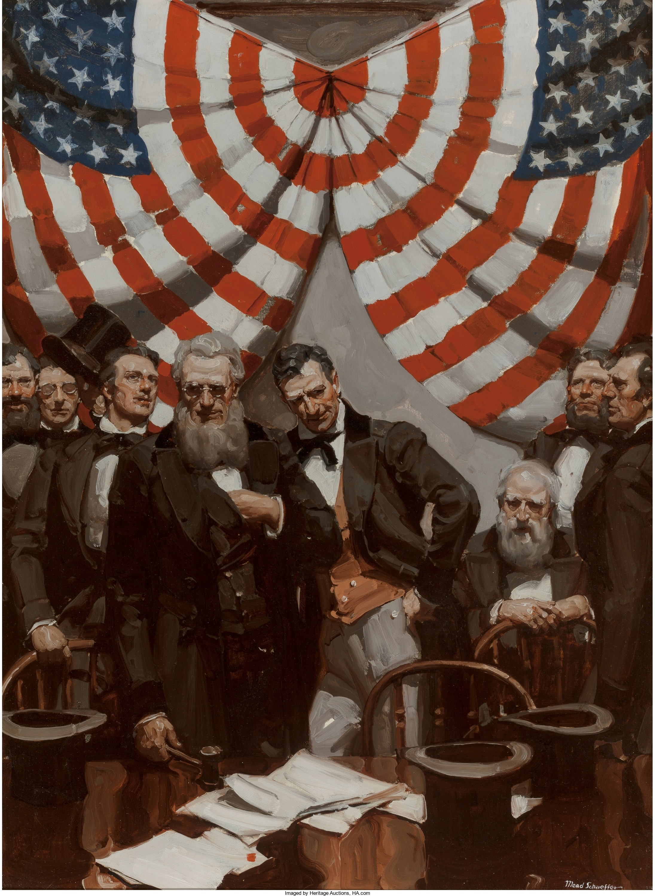 mead schaeffer (american, 1898-1980).