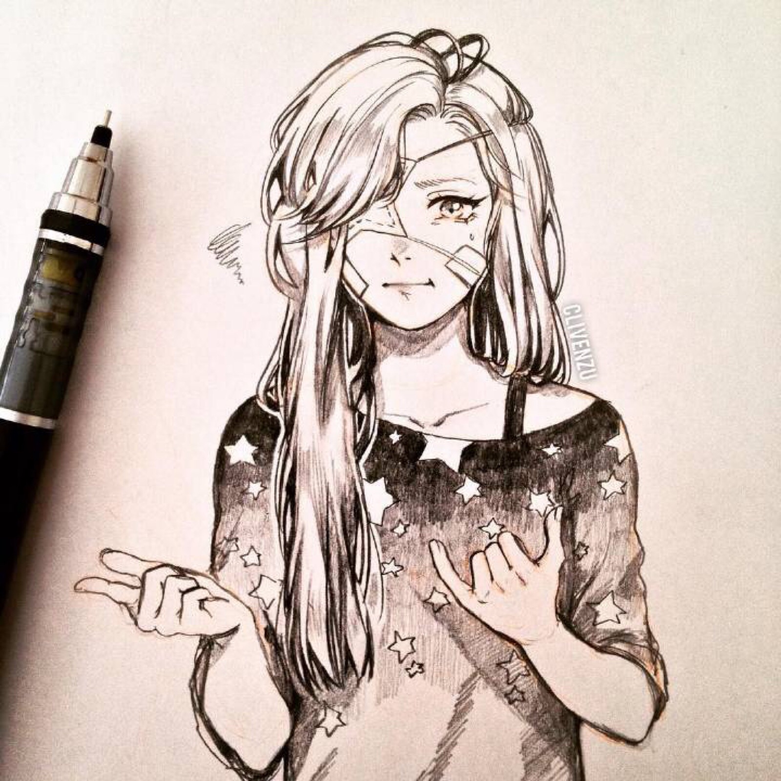 clivenzu插画作品