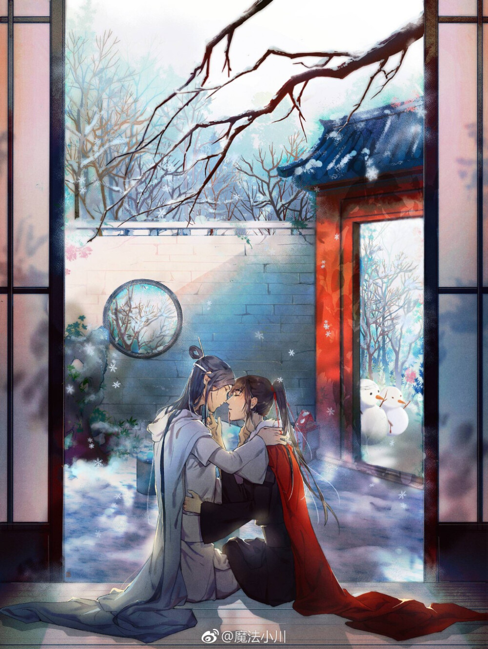 「墨香铜臭」魔道祖师忘羡画师:魔法小川图片勿商用