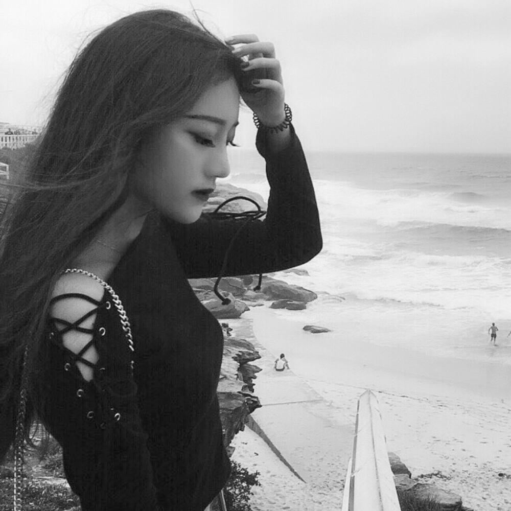 黑白女头二传备注:堆糖野洵.