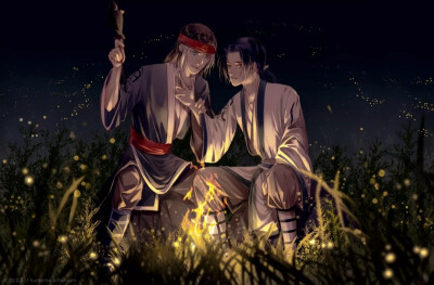 古风# 秦时明月 卫庄 盖聂画师:牧北风