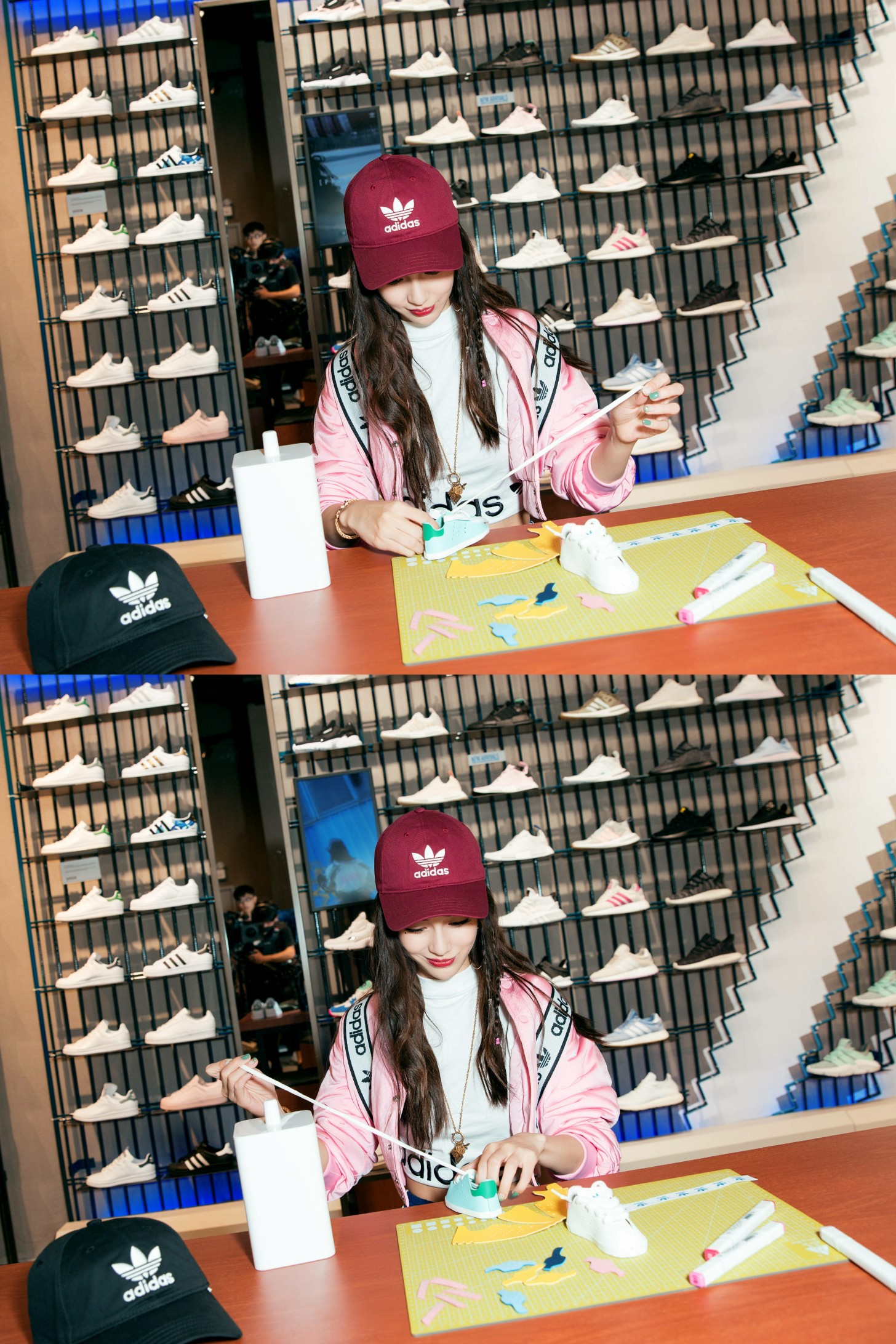 杨颖 深圳海岸城adidasoriginals活动