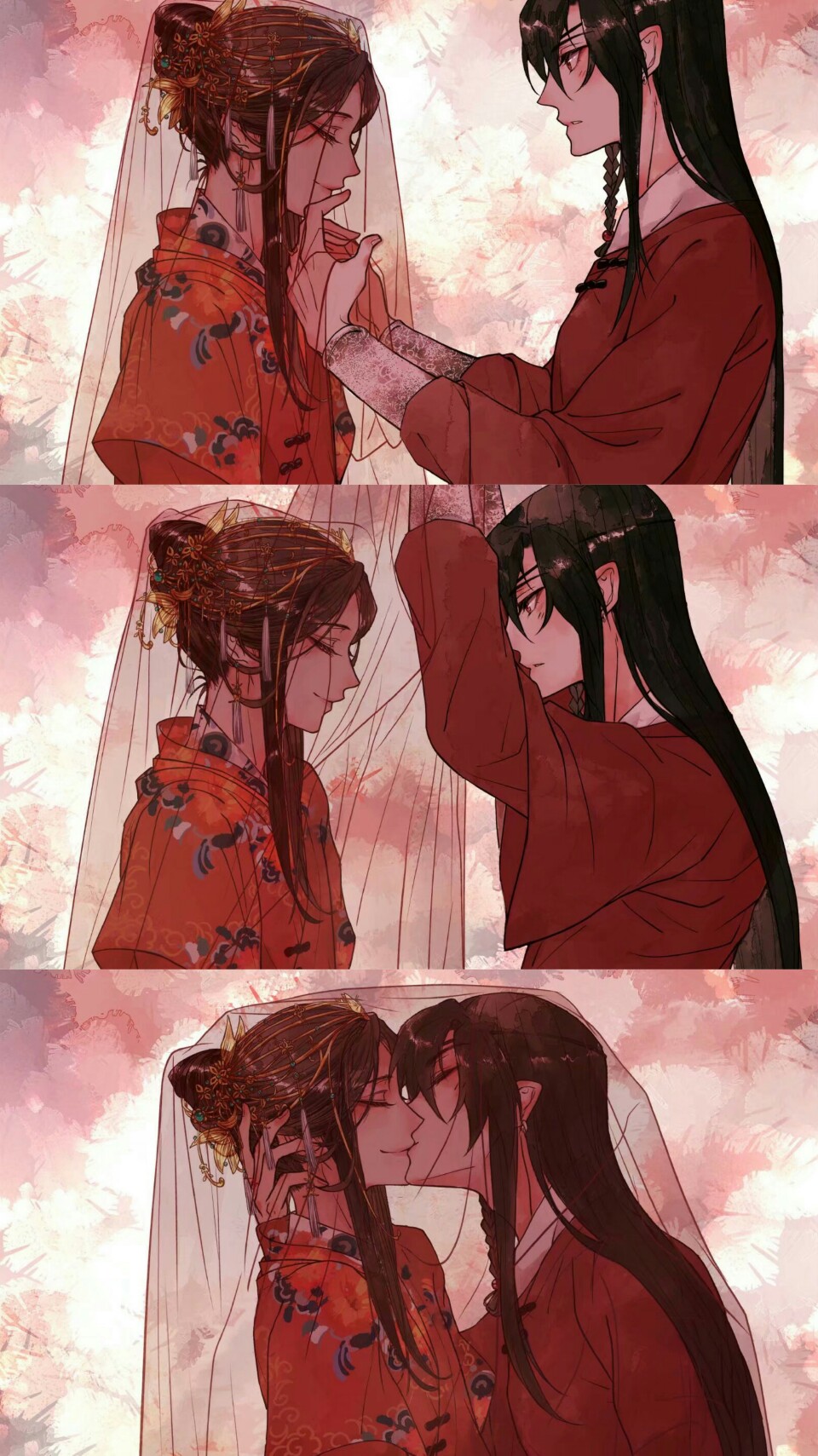 天官赐福 花怜 壁纸 侵删原图来着真茗