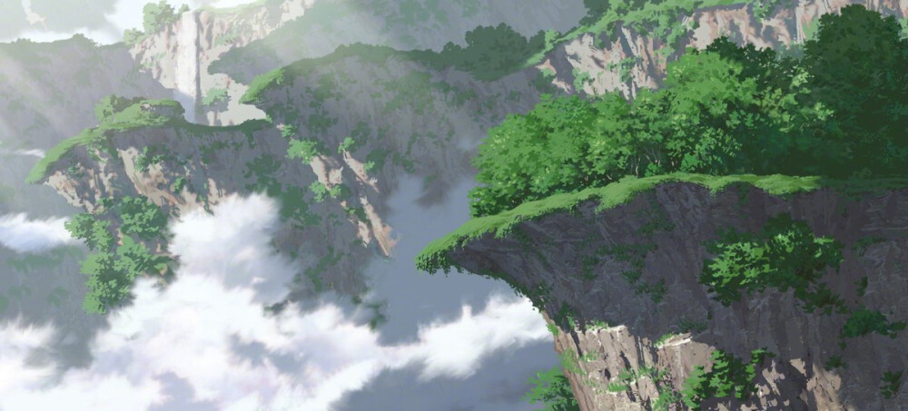 《来自深渊》大气唯美的场景,配乐也很精彩.
