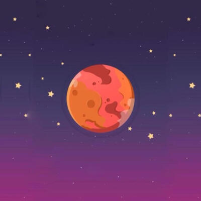 行星手绘背景