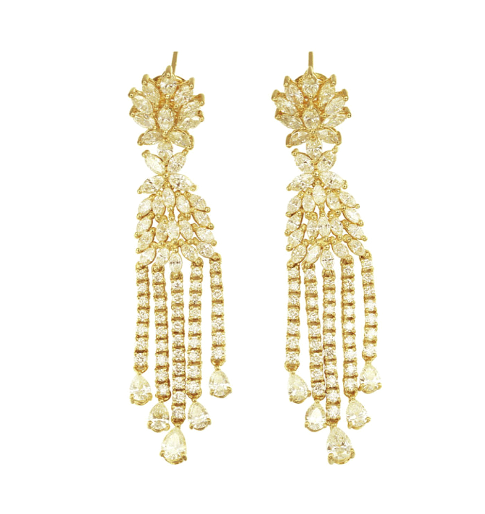 g750金钻石耳环,成交价:rmb10.93万,江苏九德 2013年精品艺术品拍卖会