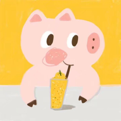 动漫头像 团头 猪猪