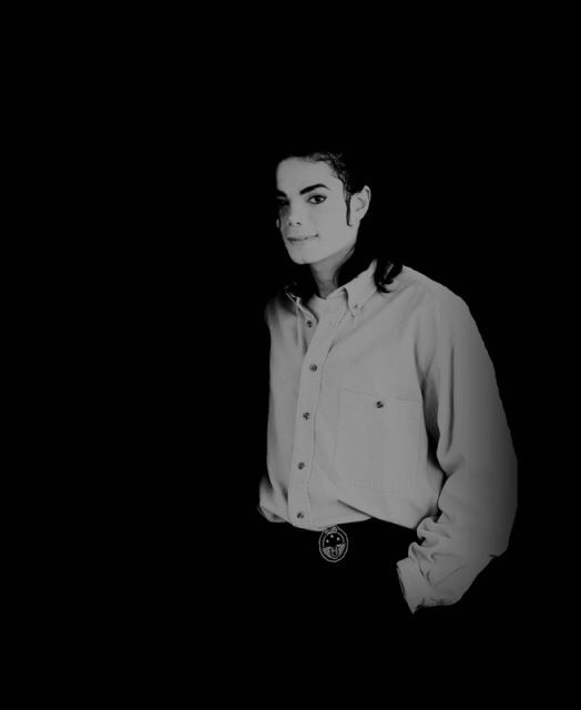 迈克尔杰克逊黑白照片图片