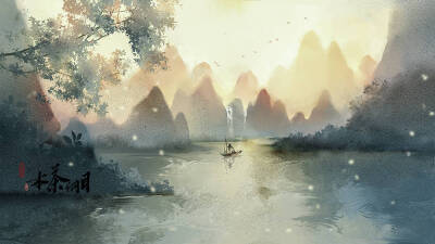 古风伊吹背景图
