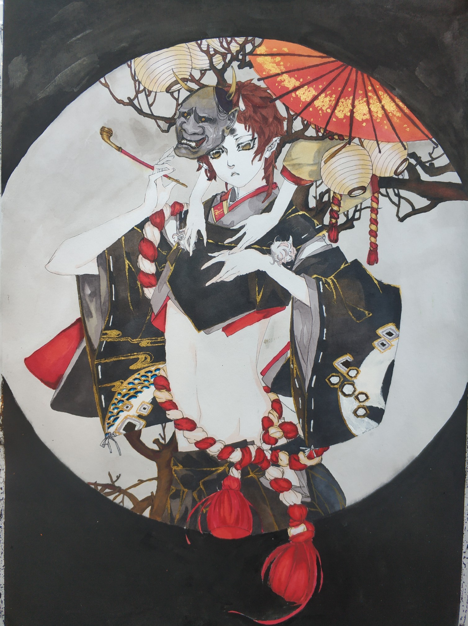 关注  插画 阿蛊 @团子 评论 收藏